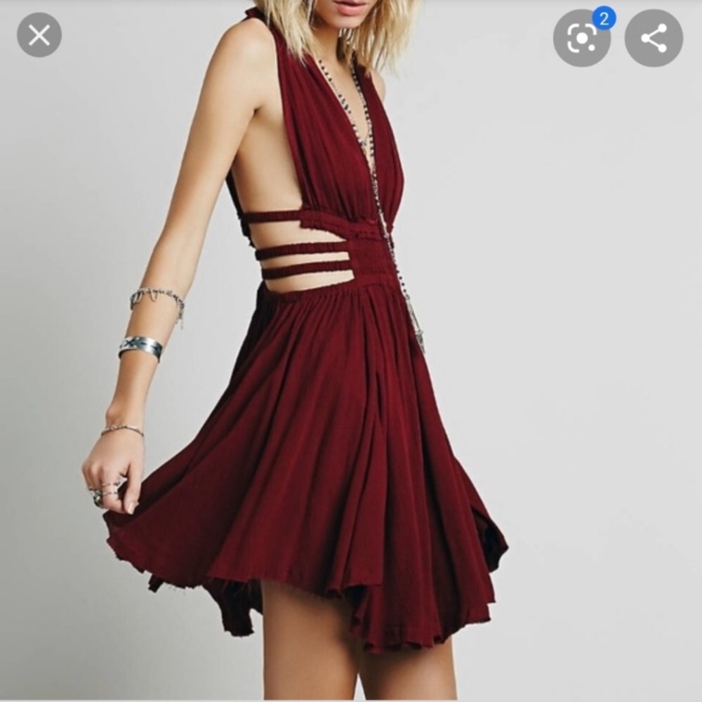 Free People Feel The Flava Fit and Flare Dress